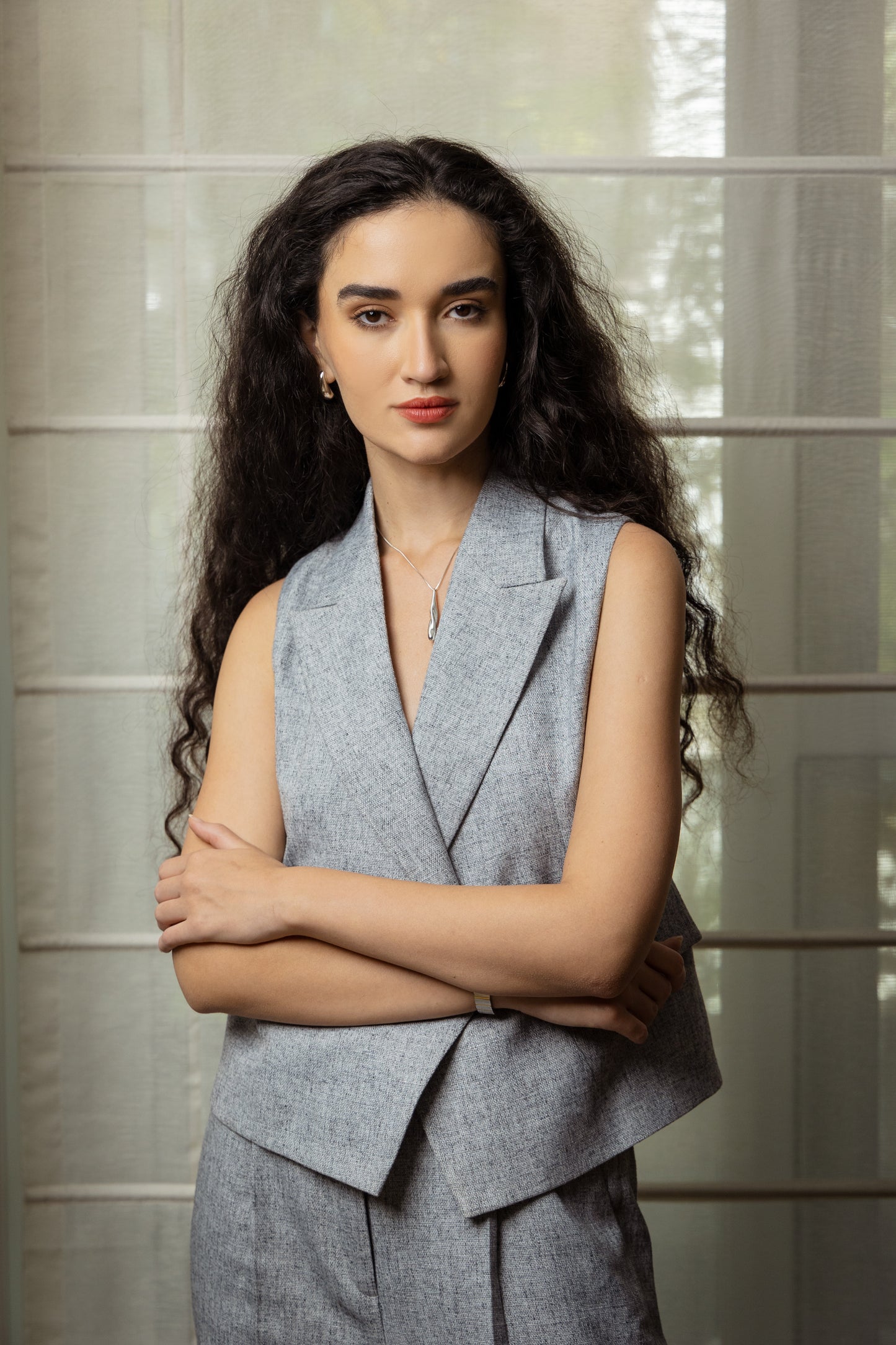 KAVYA Crop Blazer