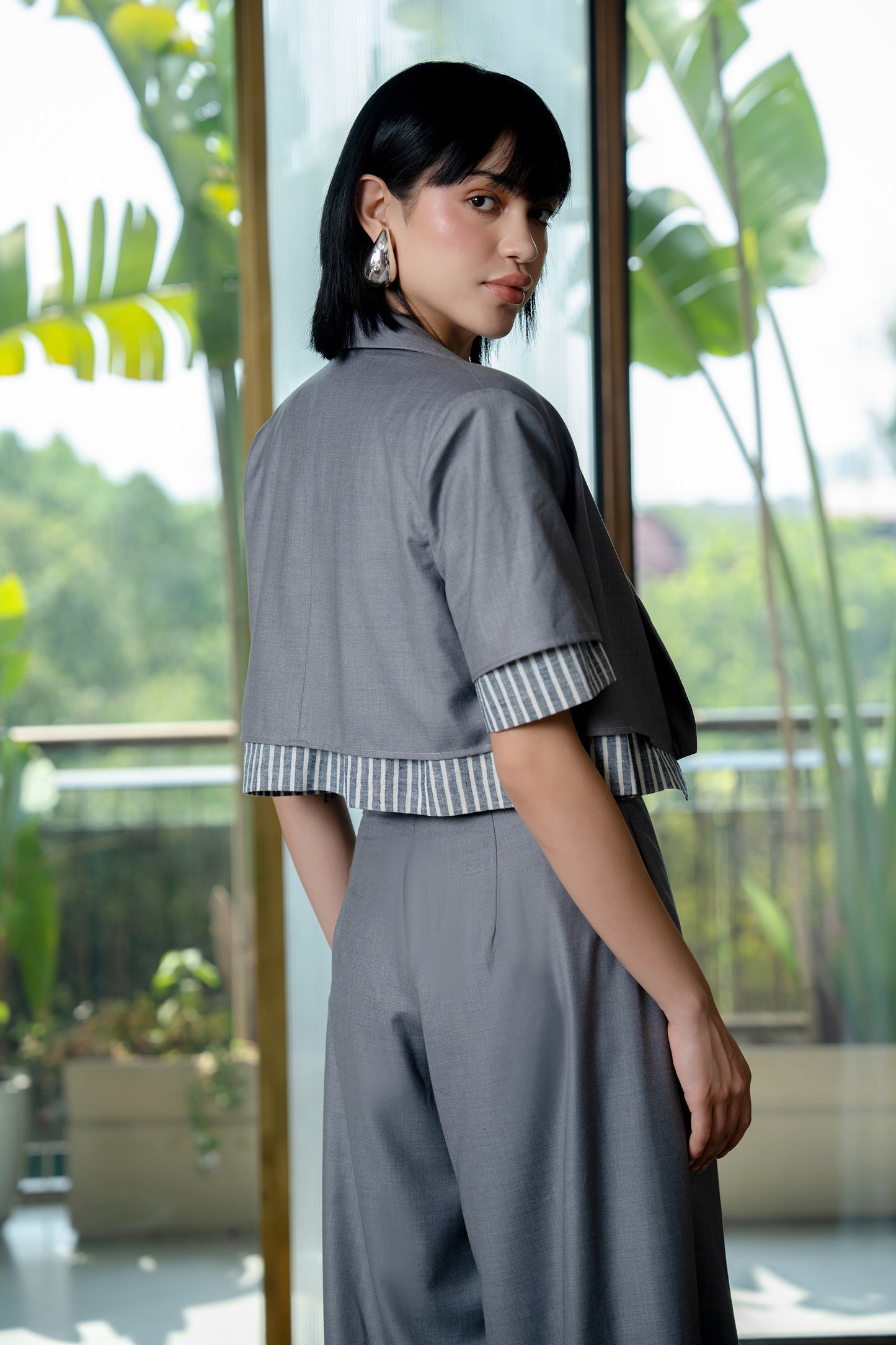 Kiko Crop Jacket & Pants Set