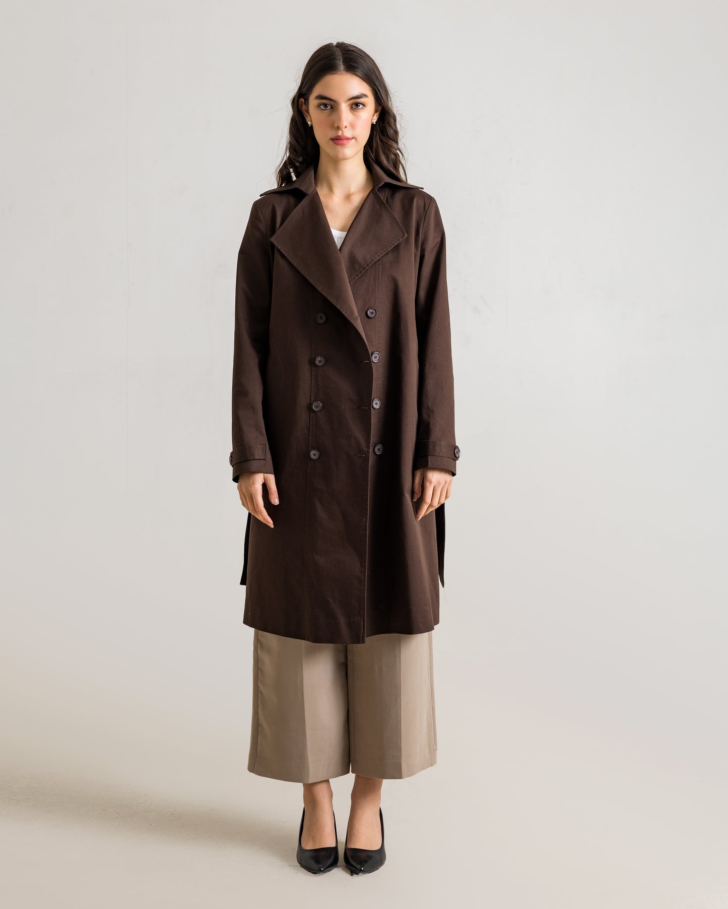 HOT CHOCOLATE Trench Coat