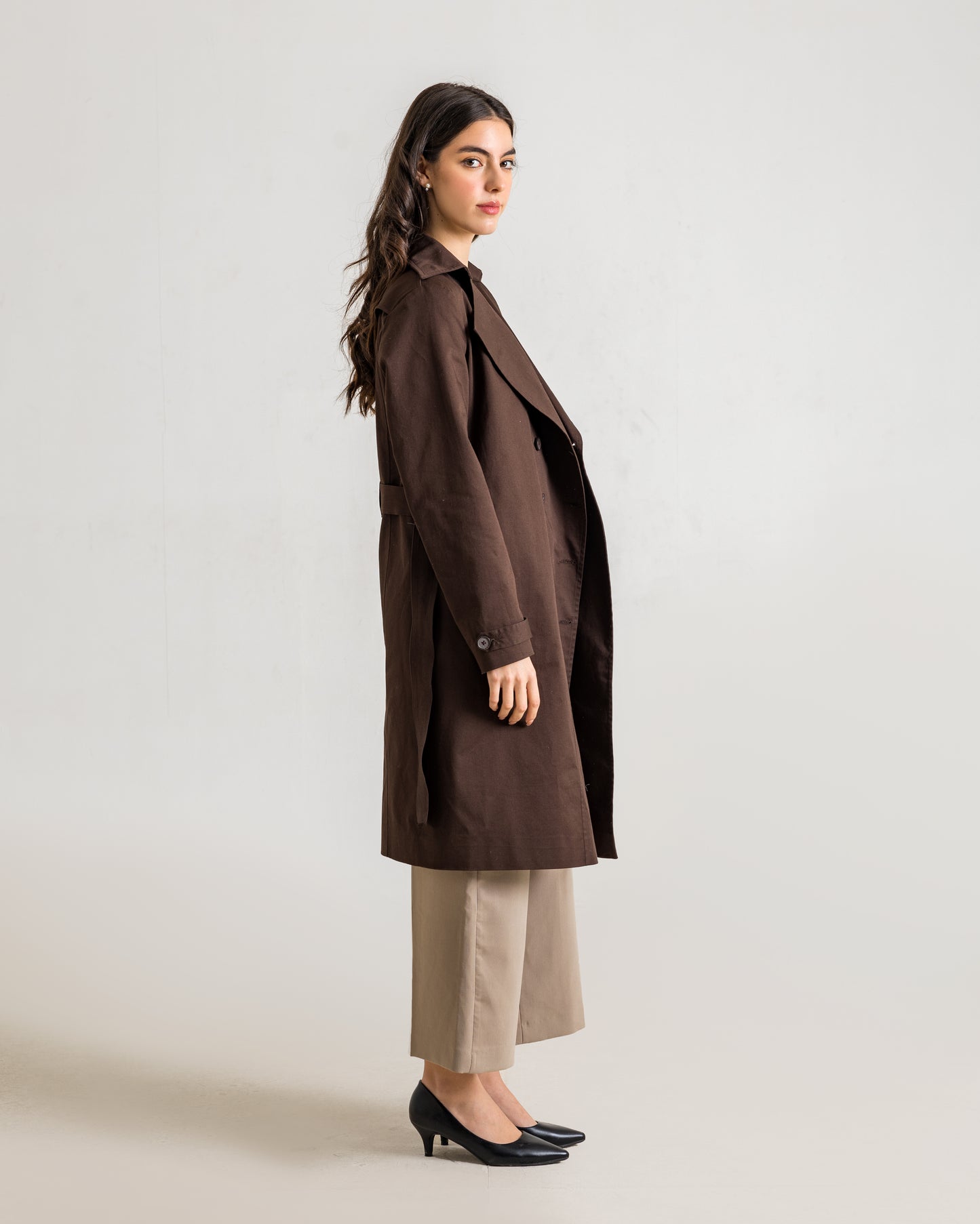 HOT CHOCOLATE Trench Coat