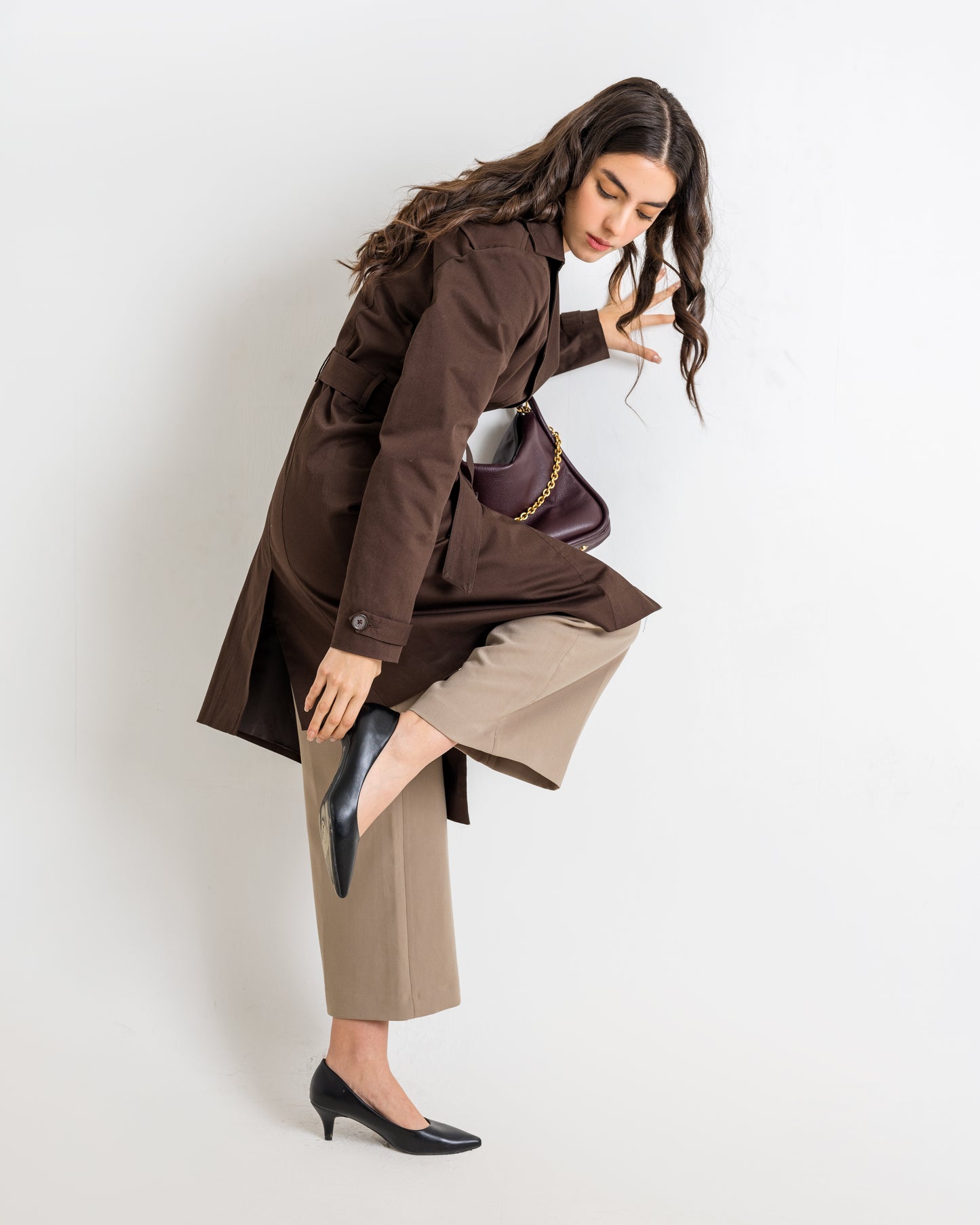 HOT CHOCOLATE Trench Coat