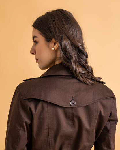 HOT CHOCOLATE Trench Coat