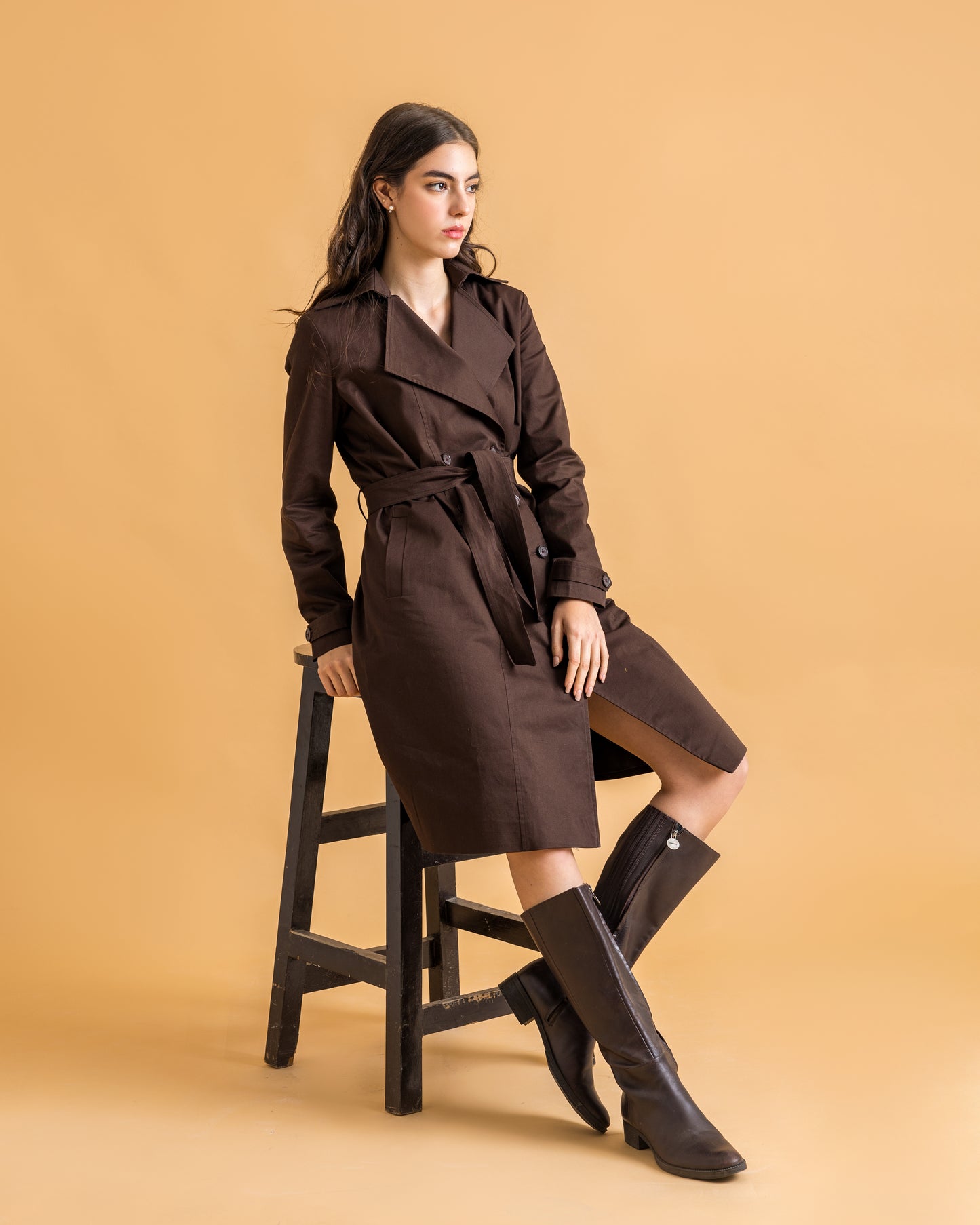 HOT CHOCOLATE Trench Coat