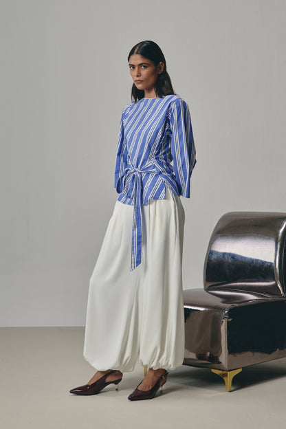 Sway Balloon Pants - White Pearl