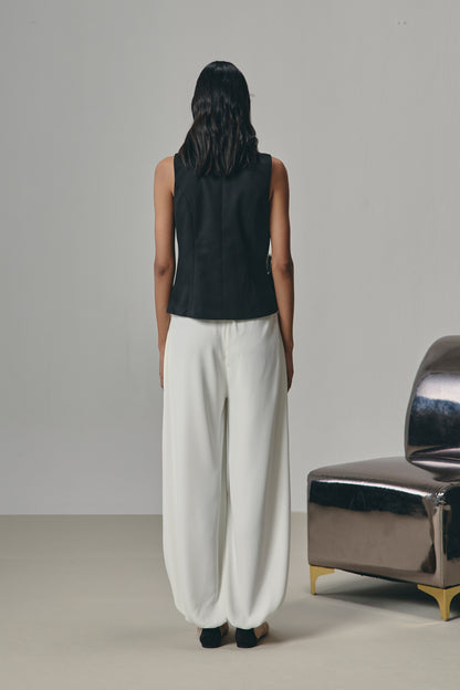 Sway Balloon Pants - White Pearl