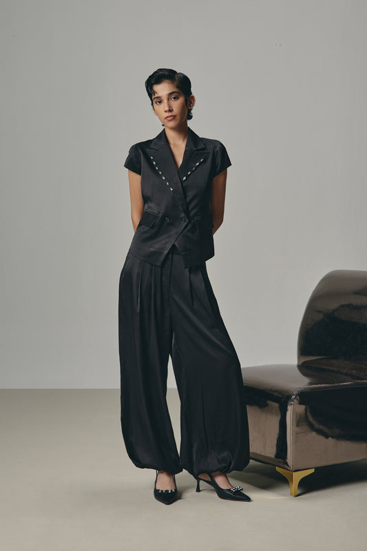 Diya Waistcoat - Kohl