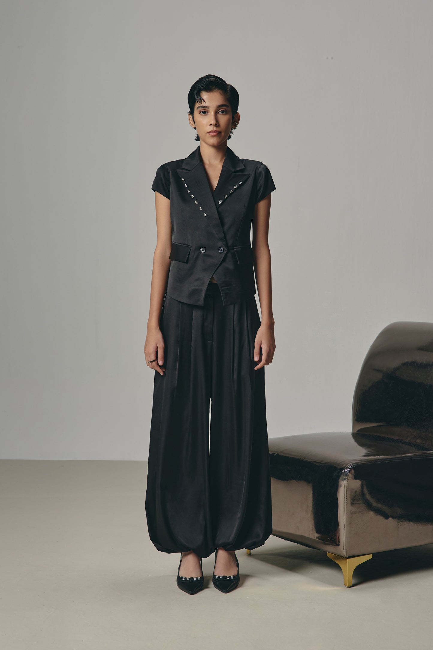 Diya Waistcoat & Sway Pants - Kohl