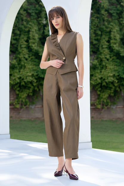 Elara Waistcoat & Pant Set