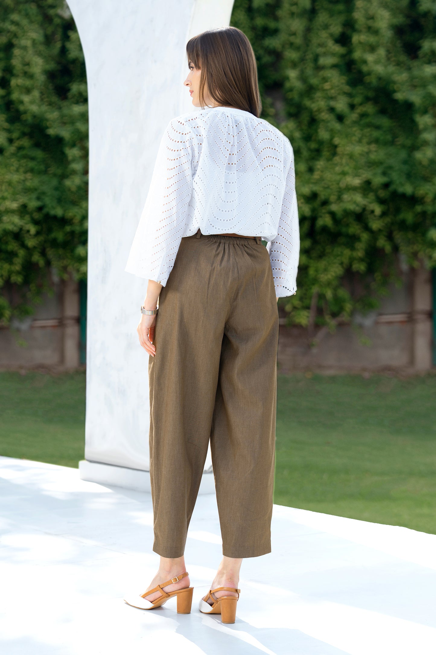 Nelle Schiffli Top