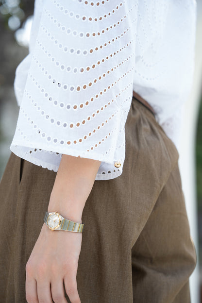 Nelle Schiffli Top