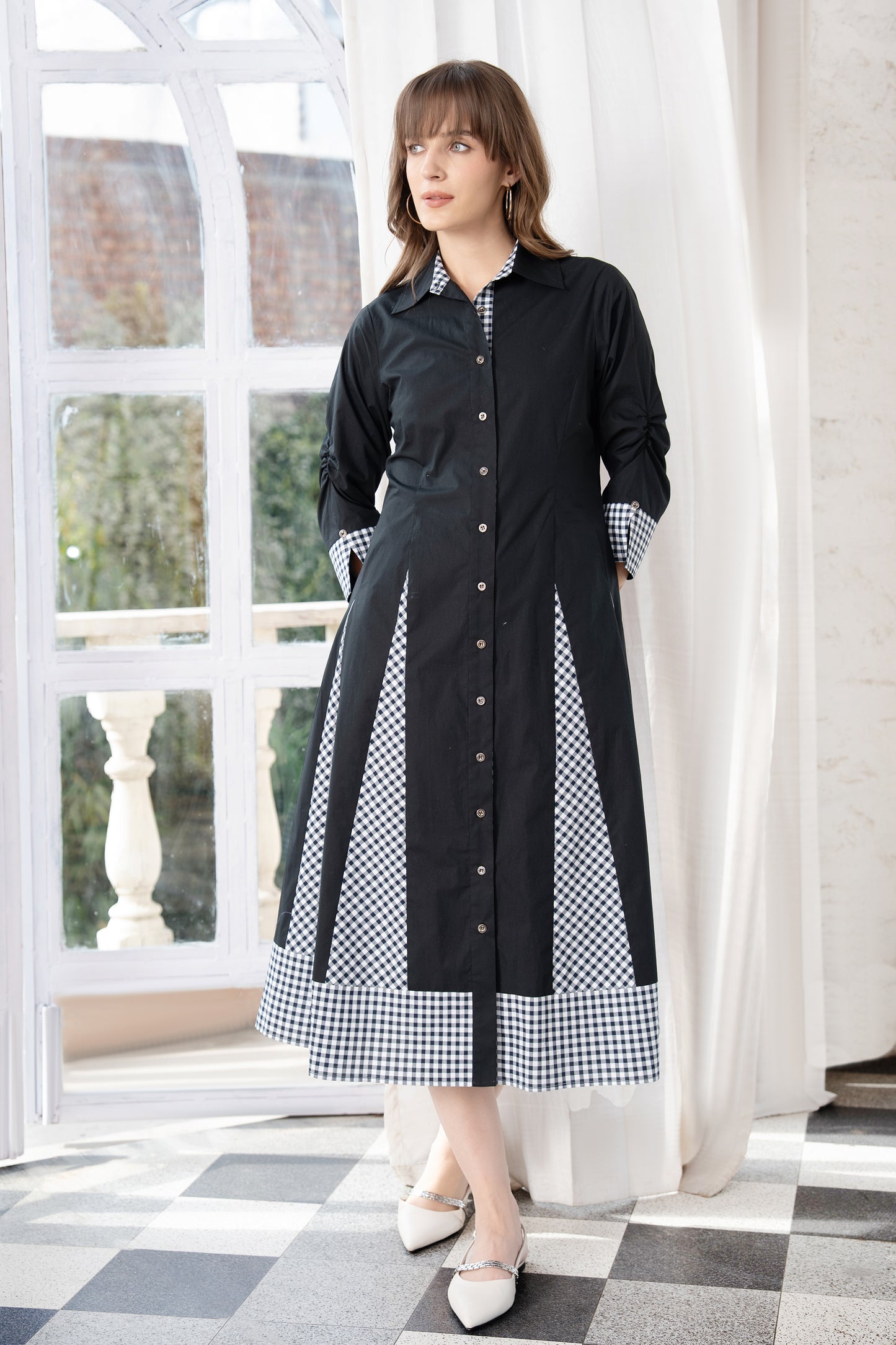 Nori Shirt Dress