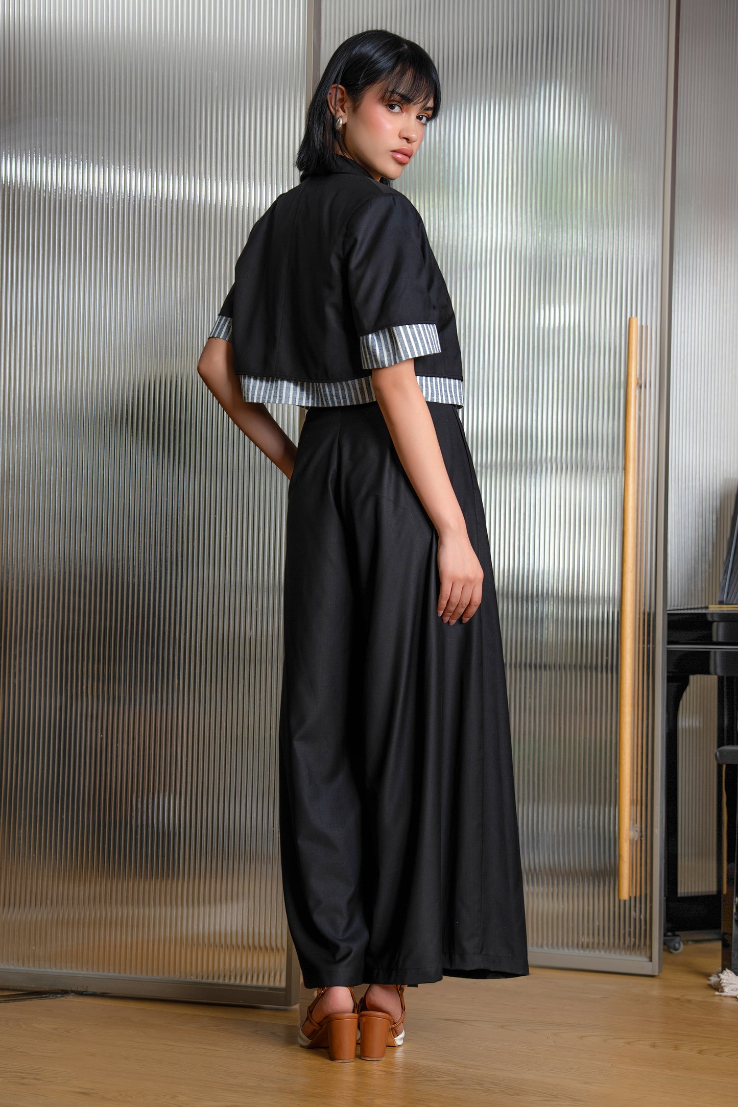 Kiko Crop Jacket & Pants Set