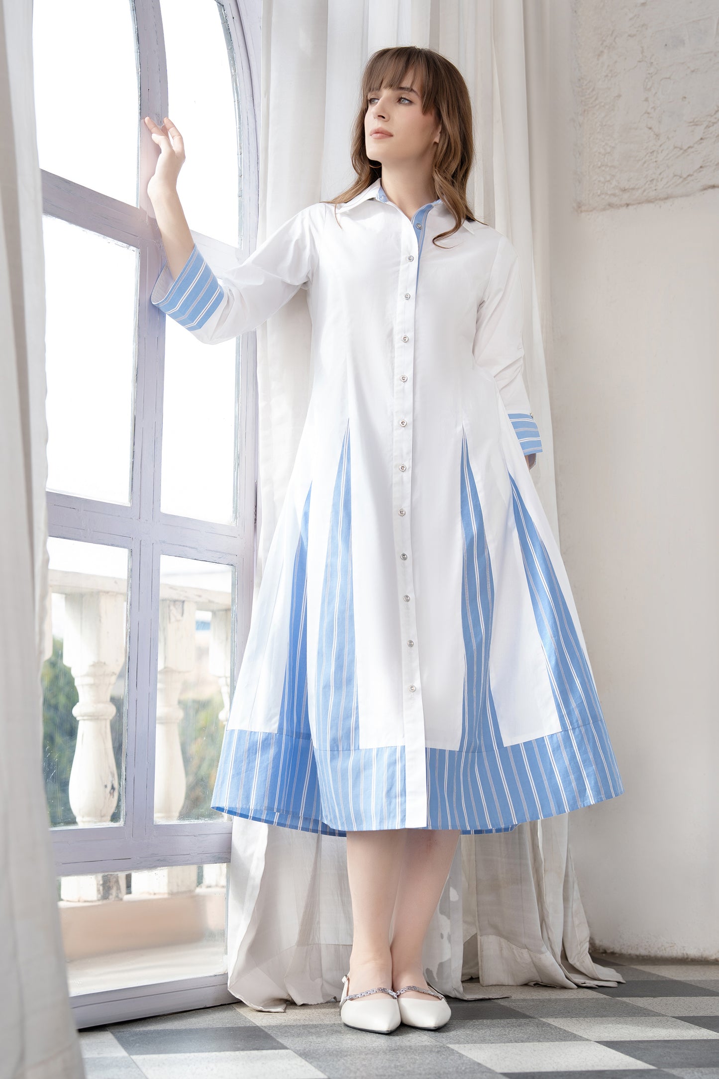 Nori Shirt Dress