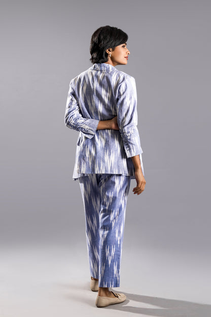 INARI Ikat Blazer - Light Blue