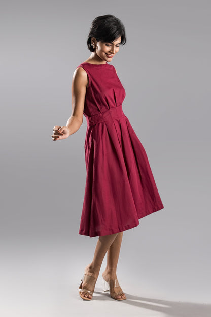 ARYA Dress - Burgundy