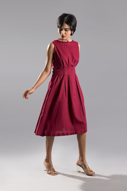 ARYA Dress - Burgundy