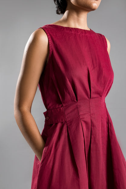 ARYA Dress - Burgundy