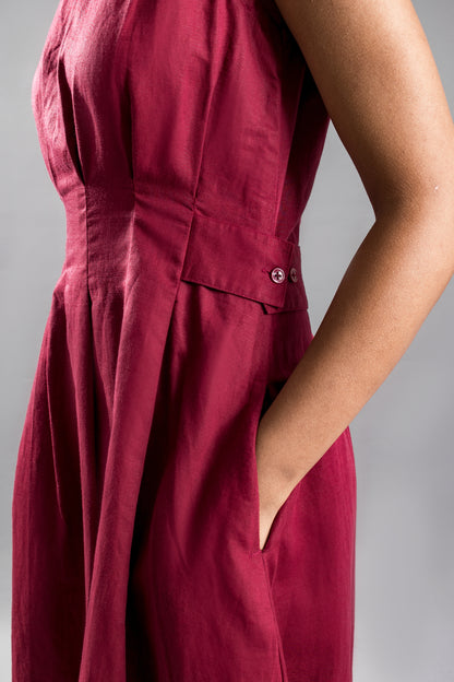 ARYA Dress - Burgundy