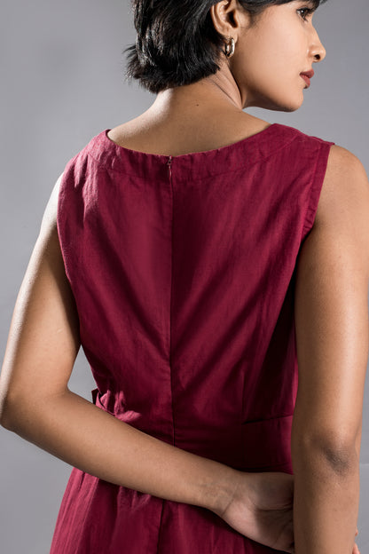 ARYA Dress - Burgundy